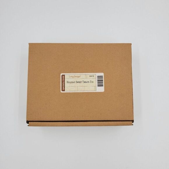 Longaberger Holiday Sweet Treats Tin 2004 With Box #90030 - Picture 10 of 11